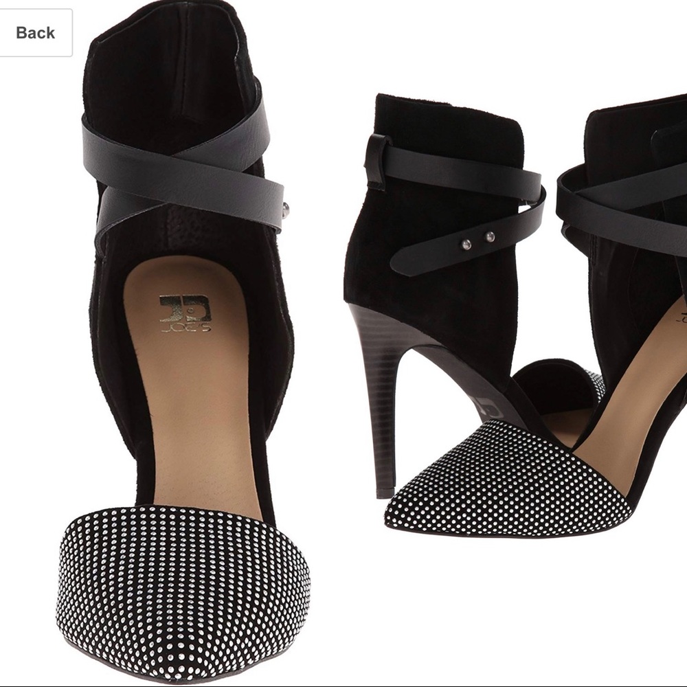 Joe’s Laney Studded Ankle Wrap Heels Size 8.5